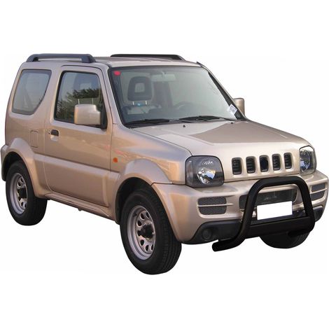 Pare-buffle Avant pour Suzuki Jimny 2006-2012 63 mm en Acier Noir (1/5)