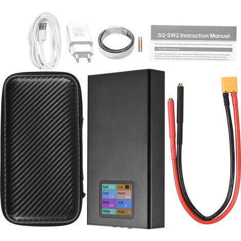 Soldadora por puntos recargable SQ-SW2, pantalla LCD de 1,8", portátil y multifuncional para proyectos de bricolaje. (1/5)