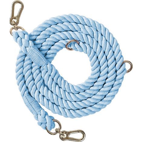 Handmade Braided Dog Leash – Multifunctional Double Head, Gold Accessories for Running or Training (1/5)