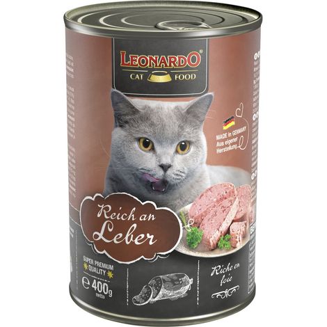 Leonardo Reich an Leber 400 g Nassfutter Katze