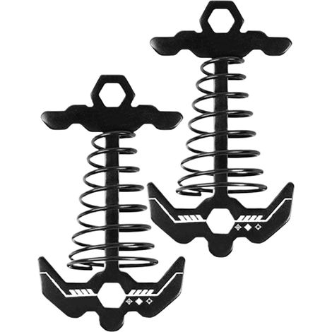 Piquets de tente en forme d'arête de poisson Tendeur de corde de tente pour extérieur, pique-nique, bateau, randonnée, femmes, hommes, adolescents et adultes (1/5)