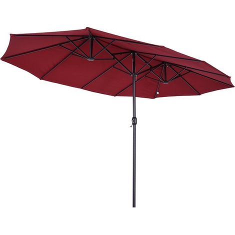Grand parasol xxl KYOTO bordeaux (1/5)
