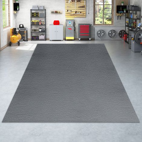 Tapis de Sol pour Garage Réutilisable et Lavable, 504,5 x 221 cm, Tapis Imperméable et Antidérapant, Découpable sur Mesure, avec Ruban Adhésif (1/5)