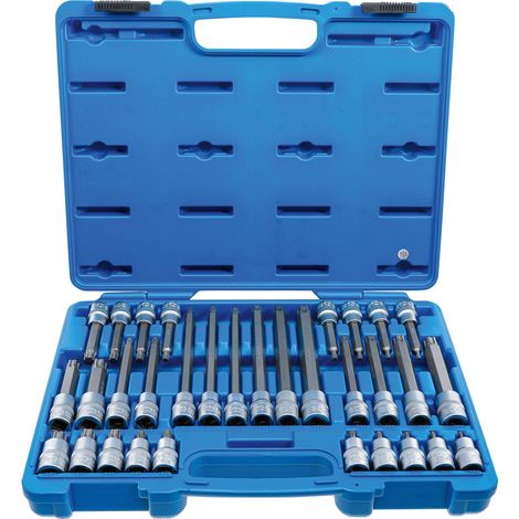 BGS Bit-Einsatz-Satz  Antrieb Innenvierkant  12,5 mm  (1/2") TP-Profil  (para Torx  Plus) TP20  - TP70  32tlg. -  5190 (1/4)