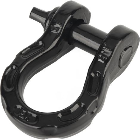 Élingue à anneau en D 8T/17600lbs, capacité de charge 32T/70400lbs résistance à la rupture, axe 7/8in, pour dépannage véhicule tout-terrain (1/5)