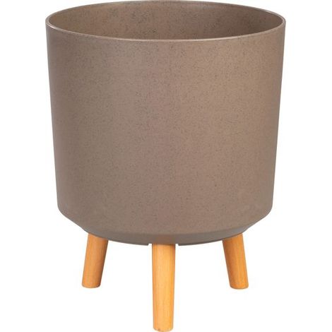 Blumentopf Strend Pro, Farbe Kaffeepulver, 30x30x37 cm