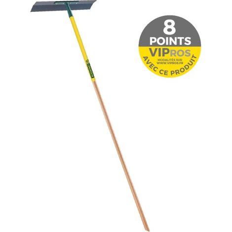 Leborgne – Racloir à bitume acier 50 cm – Manche bois 180 cm – Certifié PEFC 100% – Pour chantiers humides et terrains accidentés