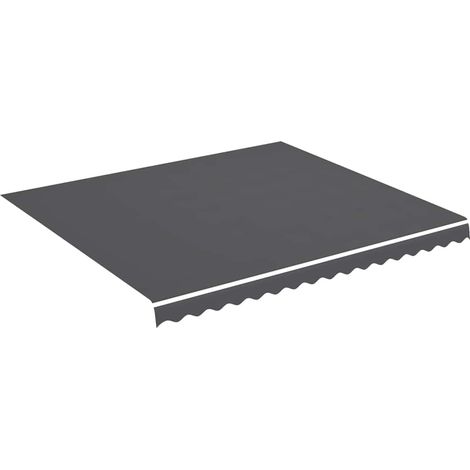 Tessuto di Ricambio per Tenda da Sole Antracite 4x3,5 m (1/4)