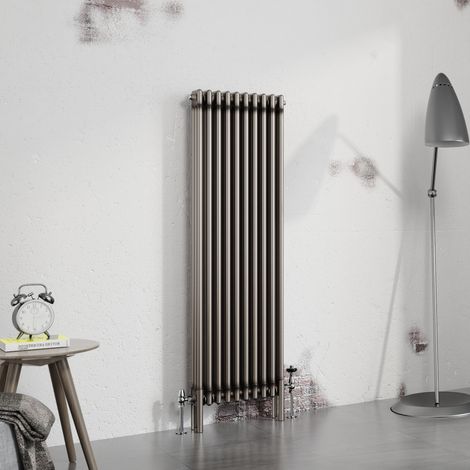 Warmehaus Traditional Radiator Raw Metal 1500x472mm Triple Column (1/5)