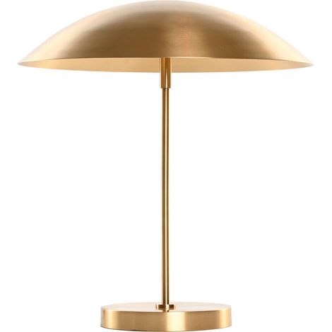 Lampara Sobremesa Laton Patinado 45X45X50 Dorado (1/5)