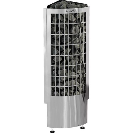 Harvia Cilindro Corner Steel PCC90E Saunaofen 9 kW finnischer Saunaofen (1/4)