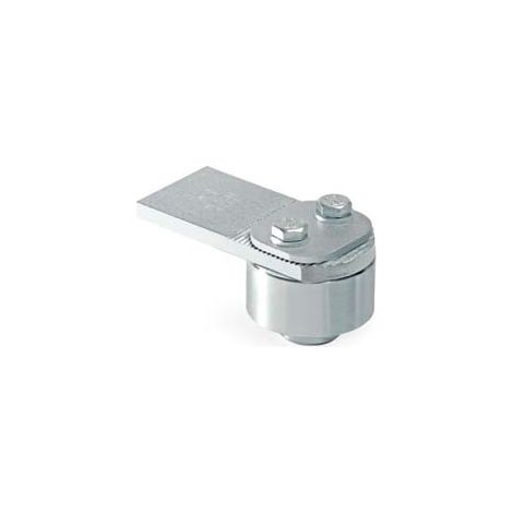 CARDINE SUPERIORE REGOLABILE CON PIASTRA A SALDARE ART.85- - ø mm.50x100x62h. 85M - 1 pezzi COMUNELLO