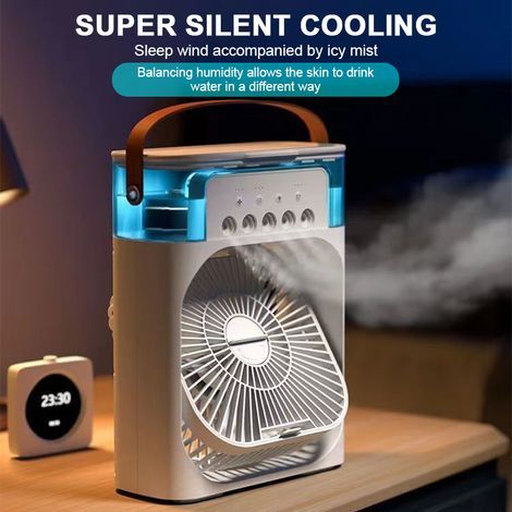 Ventilateur Mist avec Réservoir d'eau - Ventilateur à Mist pour Climatisation Instantanée avec Réservoir et Design Moderne (1/5)