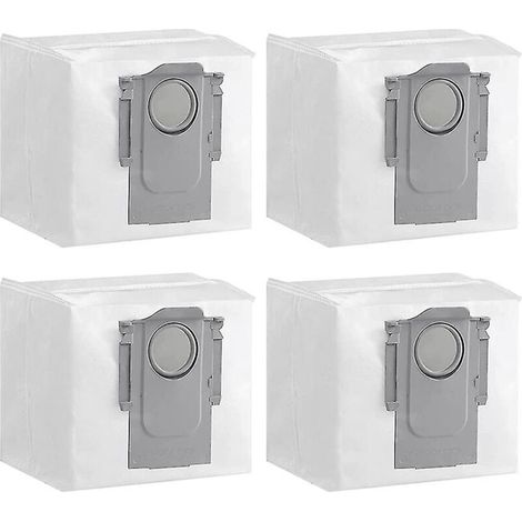 Sac à poussière pour aspirateur robot Roborock Q5+ S7 Maxv Ultra (4 pièces)-DOU