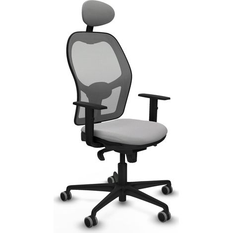 Sedia Ufficio con Poggiatesta Jorquera Piqueras y Crespo 1D036G1 Grigio chiaro (1/5)
