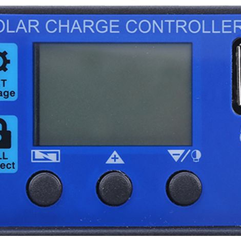 Contrôleur de panneau solaire 12V/24V 20A avec double sortie USB (1/5)