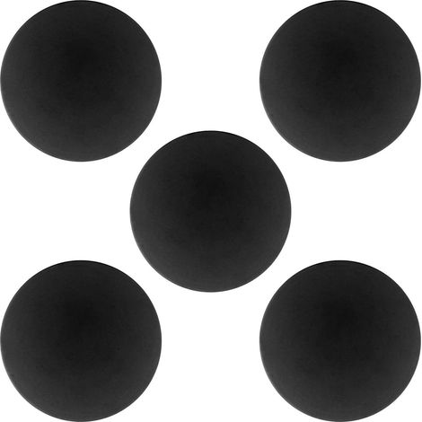 5x Doorstops for Door Handles - Black