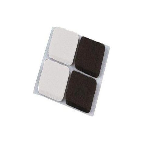 FELTRINO ADESIVO RETTANG. BIANCO 50X100MM MAURER - CF. BLISTER 1PZ