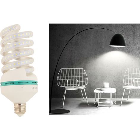 Lampadina led 20W smd luce CALDA 3000k attacco E27 iris SPIRALE  illuminazione (1/5)