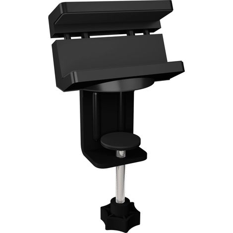 Support de concentrateur et multiprise USB pour Gestion des câbles, Utilisation Universelle avec Fixation Rapide grâce à Une Pince de Table avec Guide-câble arrière de 40-60 mm (1/5)