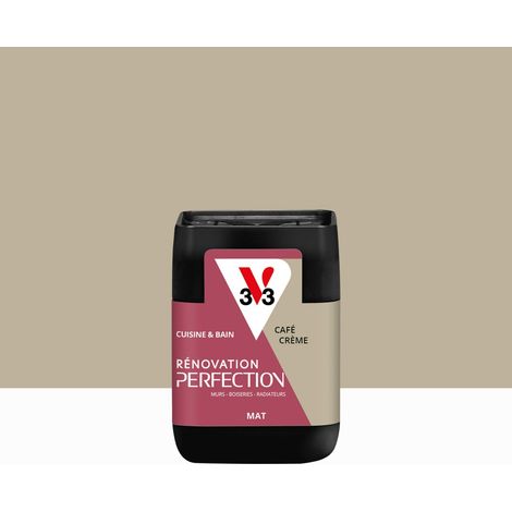 Vernice per mobili, V33 Ristrutturazione Cucina e Bagno, 0,075 l, crema caffè opaca V33