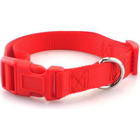 Collier Pour Chien - Bande Réglable En Tissu Nylon - Réfléchissant - Pour Chiens De Taille Moyenne À Grande - 1 Pièce (1/5)