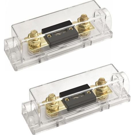 2-teiliger ANL-Sicherungshalter für Audio/Video/Stereo, 0/2/4 Gauge (8,3/6,5/5,2 mm) mit 200-A-ANL-Sicherung (1/5)