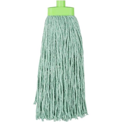 Tête serpillière à franges Kentucky verte 450g - JANTEX (1/5)