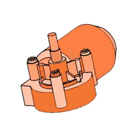 faac pièce détachée moteur d700 hs 63002415 (1/3)