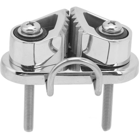 Taquet coinceur marin en acier inoxydable 316, guide-câble avec anneau de guidage, taquet d'amarrage pour cordage de 3 à 12 mm. (1/5)