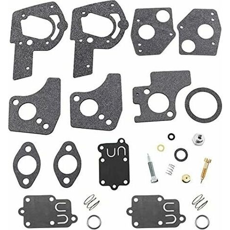 Kit de réparation pour carburateur - Membranes - Joint d'étanchéité pour Moteurs Briggs & Stratton 3 à 5 CV HP 495606 494624 135292 135232 135212 270026 272538 272538S 272637. (1/4)