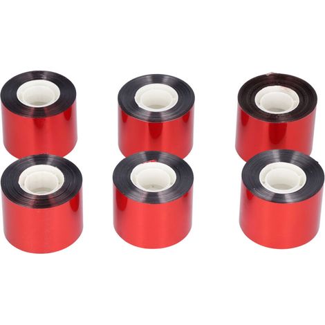 6PCS Bird Deterrent Reflective Scare Tape Bird Repellent Ribbon for Garden Supplies Silver Red (1/5)