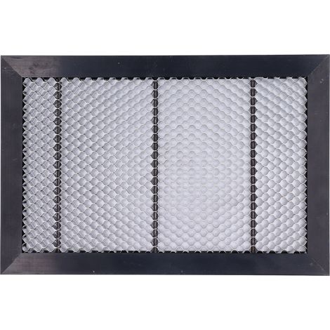Ortviai Table de travail en nid d’abeille pour gravure et découpe laser – 300 x 200 x 22 mm, plateau stable et précis