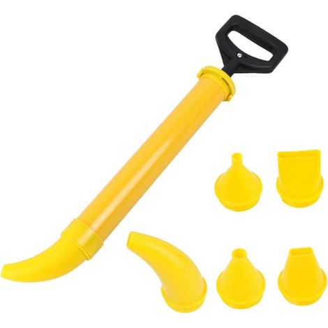 Multifunktionale Fugenpistole für Zement mit 5 Verschiedenen Köpfen Abs Material und Gebogenem Kopf für Professionelle Verfugungsarbeiten