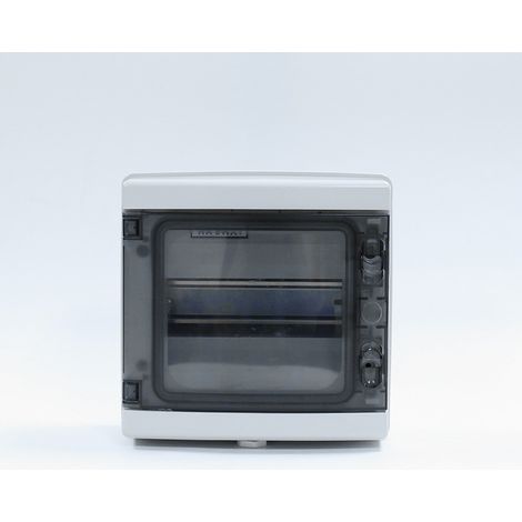 1 pièce Boîte d'éclairage à 8 voies Boîte étanche Boîte de distribution Boîte étanche en plastique HA-8 bits avec couvercle transparent Pile de charge extérieure (1/2)