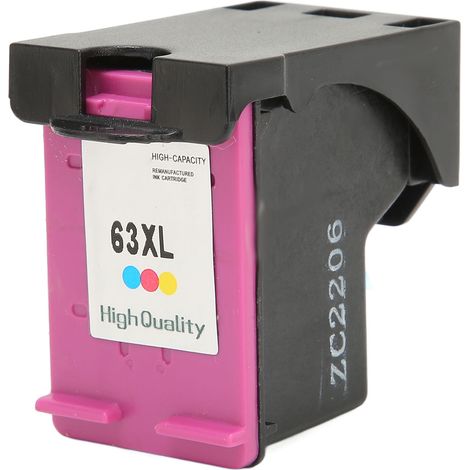 Cartouche d'encre couleur H 63XLC compatible pour HP Officejet 4650, 3830, 5255, 3831 et Deskjet 3634, 3639 (1/5)