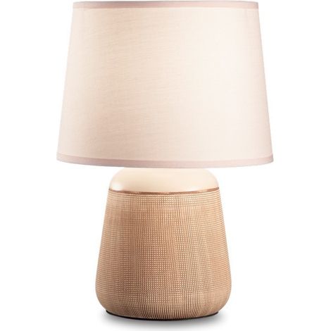 Ideal Lux KALI-2 - Lampe de table d'intérieur 1 lumière blanche avec abat-jour, E14 (1/2)