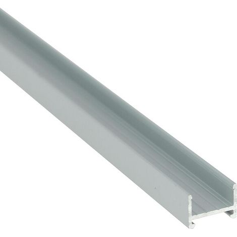 Profil aluminium MEC-1 en applique et MEC-2 encastré. 3m Noir - L&S ITALIA SRL