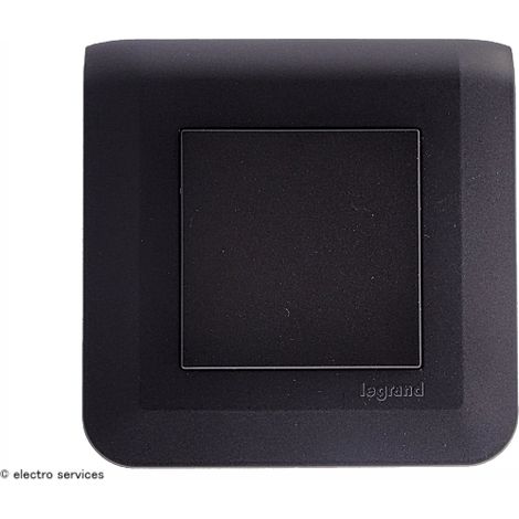 Obturateur Mosaic Legrand Noir complet Griffes: Sans griffes