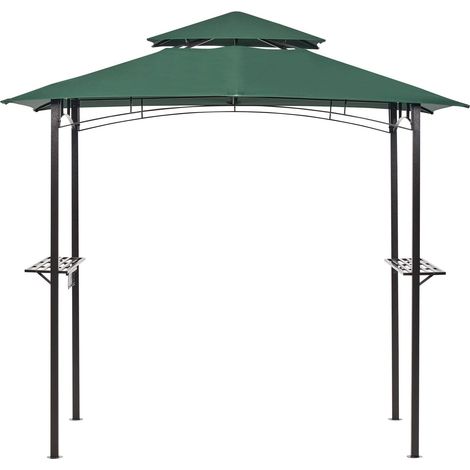 Gazebo NARO Metal 240 cm 148 cm Dark Green (1/5)