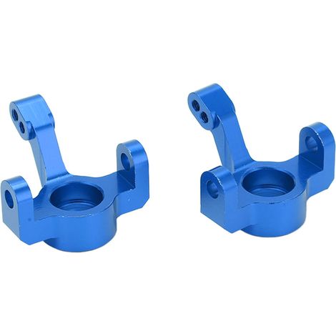 Tasseau de direction en aluminium RC, léger, bras de direction support de moyeu facile à installer pour Traxxas LaTrax TetonBleu (1/5)