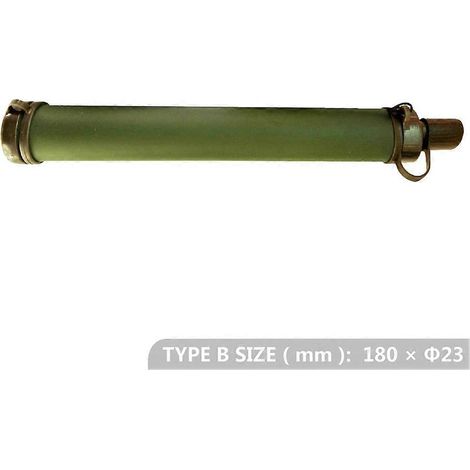 Filtre à eau de camping, filtre à paille, filtre extérieur, outil de survie pour la filtration d'eau potable en situation d'urgence en milieu sauvage