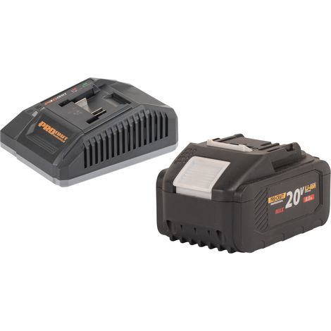 Procraft Starter Pack C20/6.5 Caricabatterie rapido 20 V 6,5 A + 1x batteria 20/8 8,0 Ah