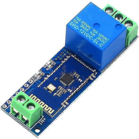 Module relais Bluetooth 12 V, interrupteur de télécommande Bluetooth, module Bluetooth IoT, relais téléphonique (1/5)
