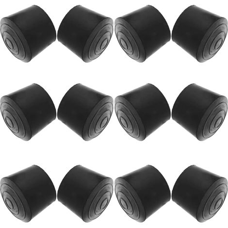 Patins antidérapants en caoutchouc de 25 mm lot de 12 (1/5)