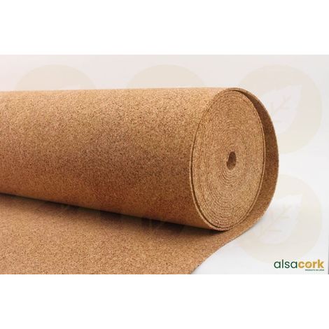 rouleau isolant souple en liège standard, ép. 4mm - 15m x 1m (1/5)