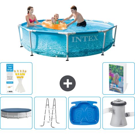 Frame Pool Rund - 305x76 cm - 7-teilig S140