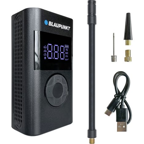 Blaupunkt 2008024000050 TPM 124 Luftpumpe Schwarz