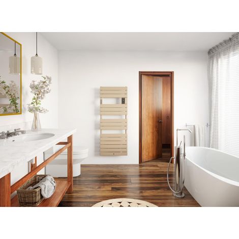 Sèche-serviettes Riviera 2 avec soufflerie 1500W vert eucalyptus - THERMOR - 498510 (1/2)