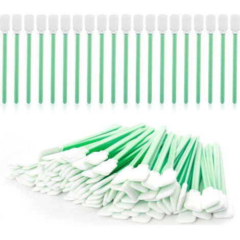 100 pezzi di mini tamponi per la pulizia senza pelucchi, per elettronica, obiettivi di fotocamere e superfici delicate, per aree difficili da raggiungere (1/5)
